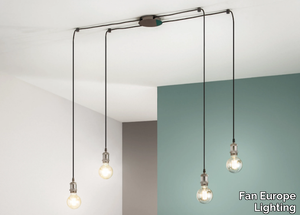 GROOVE - Adjustable fabric pendant lamp _ Fan Europe Lighting