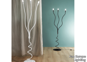 LOVER - Adjustable silicone floor lamp with swing arm _ Fan Europe Lighting