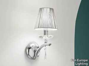 ORCHESTRA - Chrome plated wall lamp with fixed arm _ Fan Europe Lighting