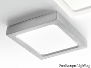ROCK - LED cement ceiling light _ Fan Europe Lighting