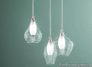 SKYLINE - LED glass pendant lamp _ Fan Europe Lighting