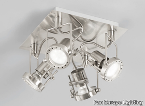 TECHNO - LED adjustable metal ceiling lamp _ Fan Europe Lighting