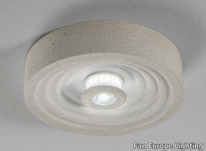 VERTIGO R - LED cement outdoor ceiling lamp _ Fan Europe Lighting