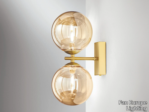 HONEY - LED blown glass and metal wall lamp _ Fan Europe Lighting