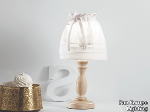 LULLABY - Wooden table lamp _ Fan Europe Lighting