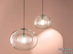 GALAXY - Blown glass pendant lamp _ Fan Europe Lighting