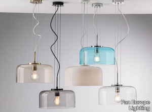 GIBUS - Blown glass pendant lamp _ Fan Europe Lighting