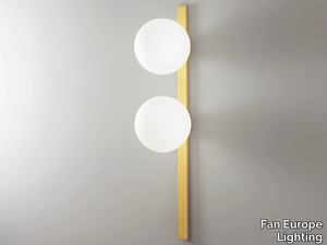 ENOIRE AP2 - LED opal glass and metal wall lamp _ Fan Europe Lighting