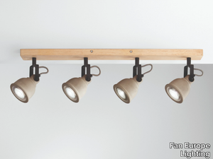KISA - Adjustable cement ceiling lamp _ Fan Europe Lighting