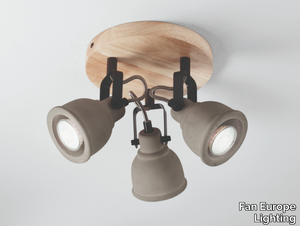 KISA - Adjustable cement ceiling lamp _ Fan Europe Lighting