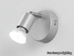 COOPER - LED wall-mounted adjustable metal spotlight _ Fan Europe Lighting