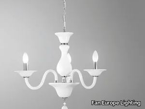SOFFIO - Blown glass chandelier _ Fan Europe Lighting