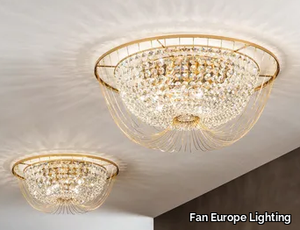 VIENNA - Ceiling lamp with crystals _ Fan Europe Lighting