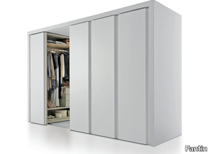 BINARIA - Wooden walk-in wardrobe _ Fantin