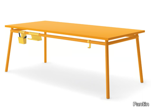 HUG - Rectangular metal table _ Fantin