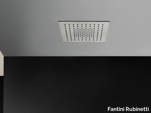 ACQUAFIT 93 K052 - Built-in square 2-spray stainless steel overhead shower _ Fantini Rubinetti