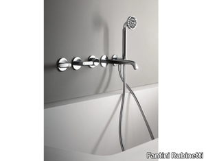 ICONA DECO - Wall-mounted bathtub set with hand shower _ Fantini Rubinetti