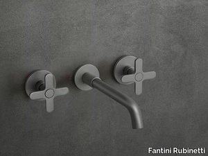 ICONA CLASSIC - 3 hole wall-mounted washbasin tap _ Fantini Rubinetti