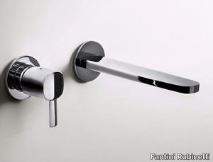 LAMÈ - 2 hole wall-mounted washbasin mixer _ Fantini Rubinetti