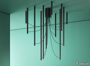 ARI - Anodized aluminium ceiling lamp _ Fabbian