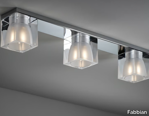 CUBETTO - Crystal ceiling lamp _ Fabbian