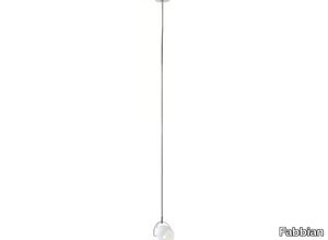 BELUGA WHITE - Chrome plated pendant lamp _ Fabbian