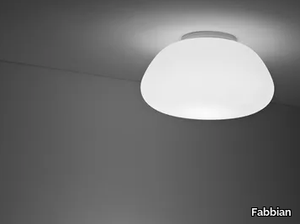 LUMI POGA - Glass ceiling lamp _ Fabbian