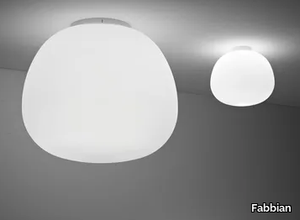 LUMI MOCHI - Glass ceiling lamp _ Fabbian