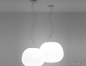 LUMI MOCHI - Blown glass pendant lamp _ Fabbian