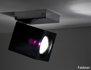 CUBETTO - Adjustable ceiling spotlight _ Fabbian