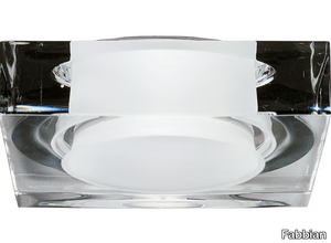 LUI - Recessed crystal spotlight for false ceiling _ Fabbian