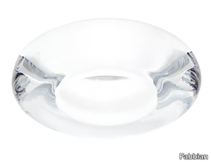 TONDO - Recessed crystal spotlight for false ceiling _ Fabbian