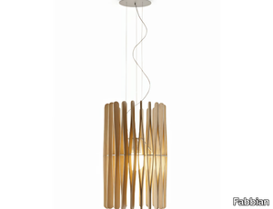 STICK - Wooden pendant lamp _ Fabbian