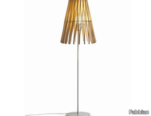 STICK - Wooden floor lamp _ Fabbian