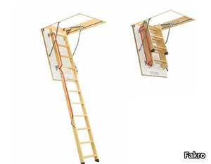 LWL Lux - Wooden loft ladder _ Fakro