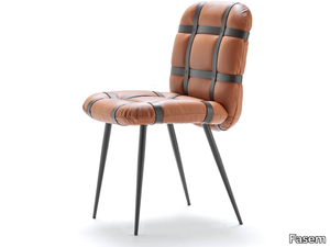 AVION - Upholstered leather chair _ Fasem