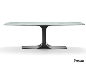 ALAN - Rectangular marble table _ Fasem