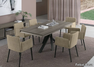 KRIS - Extending melamine-faced chipboard table _ Febal Casa
