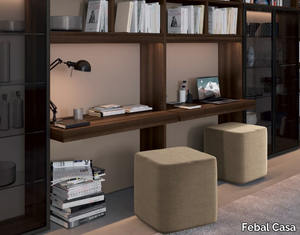 HOME WORKING TRENTA - Storage wall with secretary desk _ Febal Casa