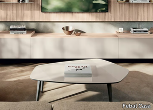 MATERICO - Low beech coffee table _ Febal Casa