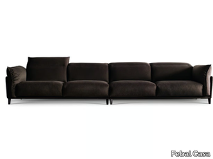 PENSIERO 01 - Fabric sofa with removable cover with headrest _ Febal Casa