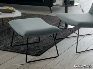 COMPAGNIA - Sled base fabric footstool _ Febal Casa