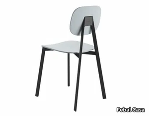 TATA - Polypropylene chair open back _ Febal Casa