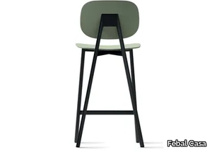 TATA - Polypropylene stool with footrest _ Febal Casa