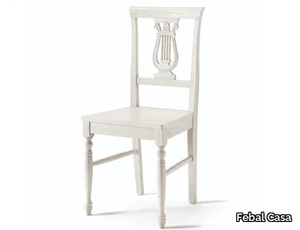 AGRIGENTO - Solid wood chair open back _ Febal Casa