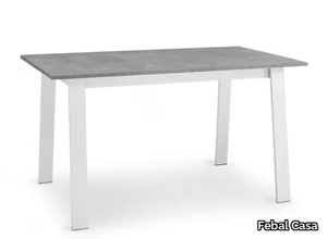 CALIFORNIA - Extending rectangular powder coated aluminium table _ Febal Casa