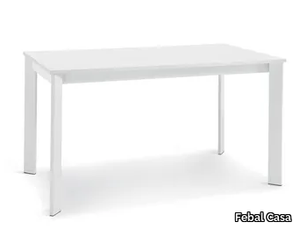 FLORIDA - Extending rectangular powder coated aluminium table _ Febal Casa