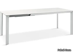INGHILTERRA - Extending glass and aluminium table _ Febal Casa