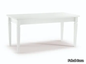 PORTO RICO - Rectangular wood veneer kitchen table _ Febal Casa