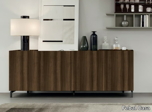 LEAF 02 - Melamine-faced chipboard sideboard with doors _ Febal Casa